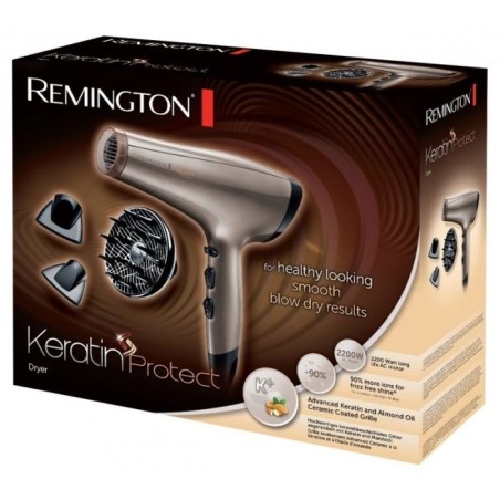 Sèche Cheveux REMINGTON | AC8002 | Keratin Protect Champagne | 2200W