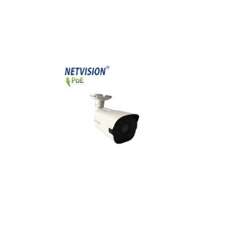 CAMÉRA NETVISION 4MP TUBE IP POE