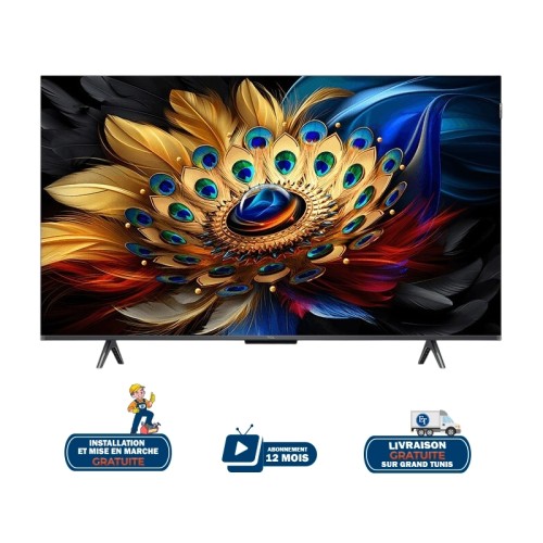 TV TCL 50 QLED 4K SMART TV C655  +Installation et mise en marche gratuites
+livraison gratuite Sur Grand Tunis