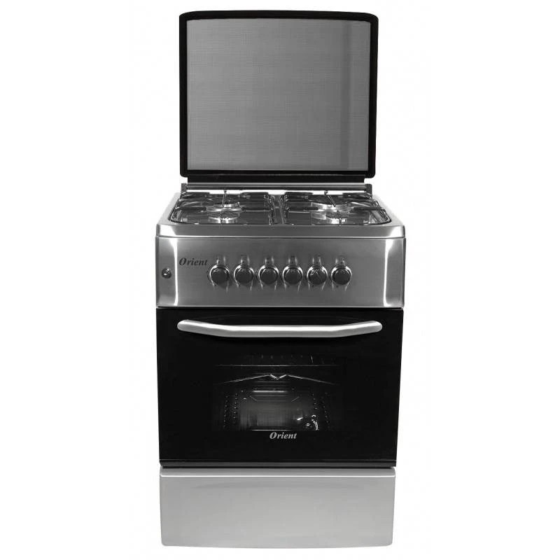 Cuisinière a Gaz Orient Avec Tourne Broche OC-50-60sit | 4 Feux | Inox