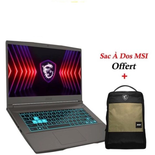Pc Portable MSI Thin 15 B13UCX 512Go SSD