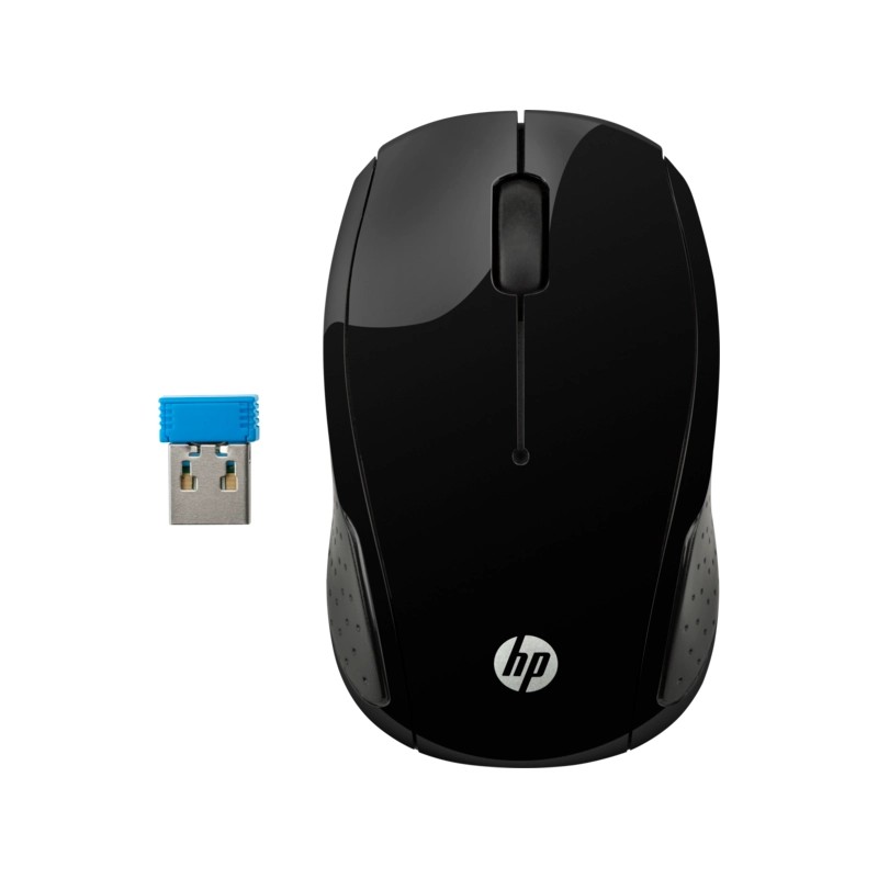 Souris Optique HP sans Fil 200 - Noir (X6W31AA)