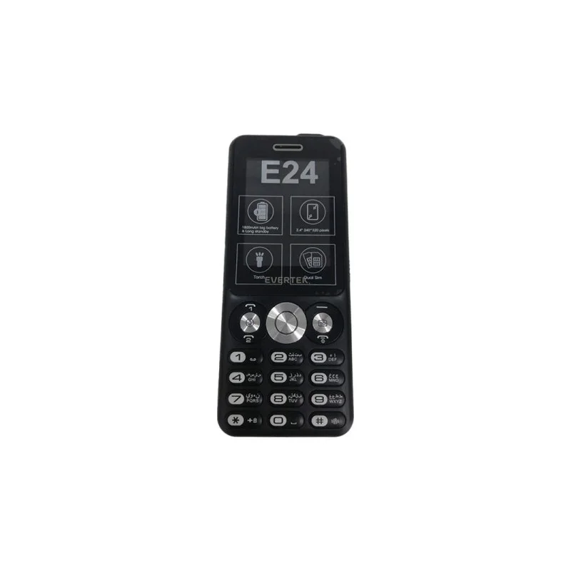 Téléphone portable Evertek E24 | NOIR