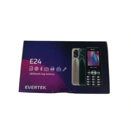 Téléphone portable Evertek E24 Noir Tunisie