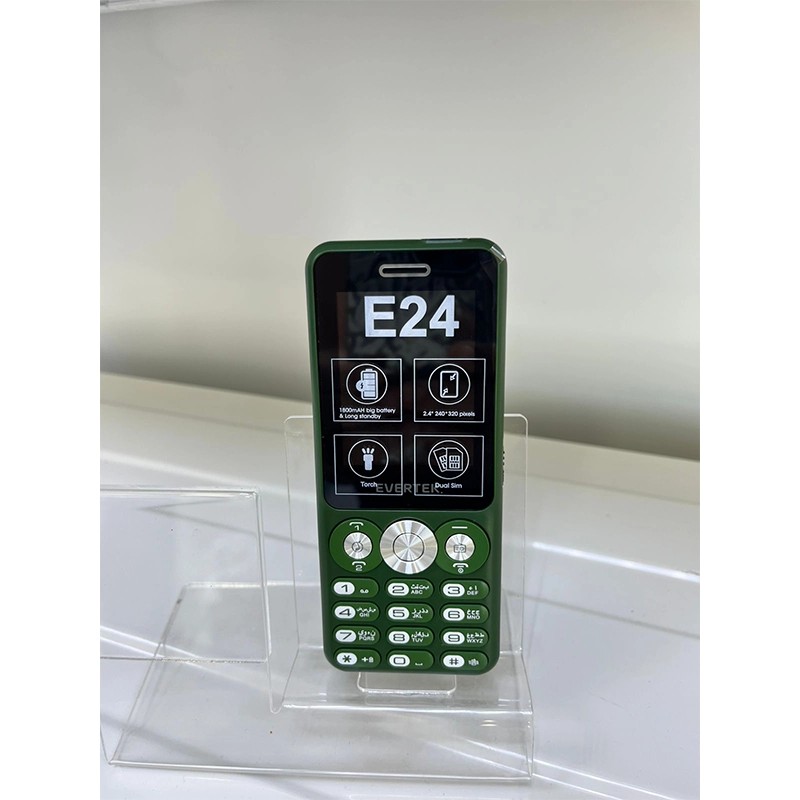 Téléphone portable Evertek E24 vert Tunisie Téléphone portable Evertek E24 vert Tunisie