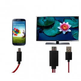 Vente ADAPTATEUR HDTV MICRO USB / MHL VERS HDMI