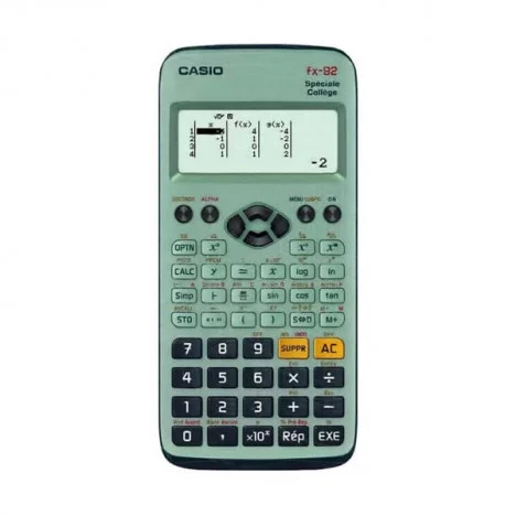 prix CALCULATRICE SCIENTIFIQUE CASIO FX 92 VERT