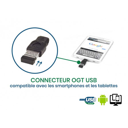 NGS combo Clavier + Souris sans fil  + Connecteur USB OGT  - 2