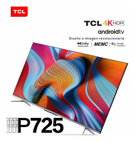prix TV TCL SMART ANDROID P725 75" UHD 4K