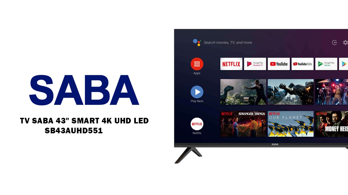 TV SABA 43" SMART 4K UHD LED Tunisie prix