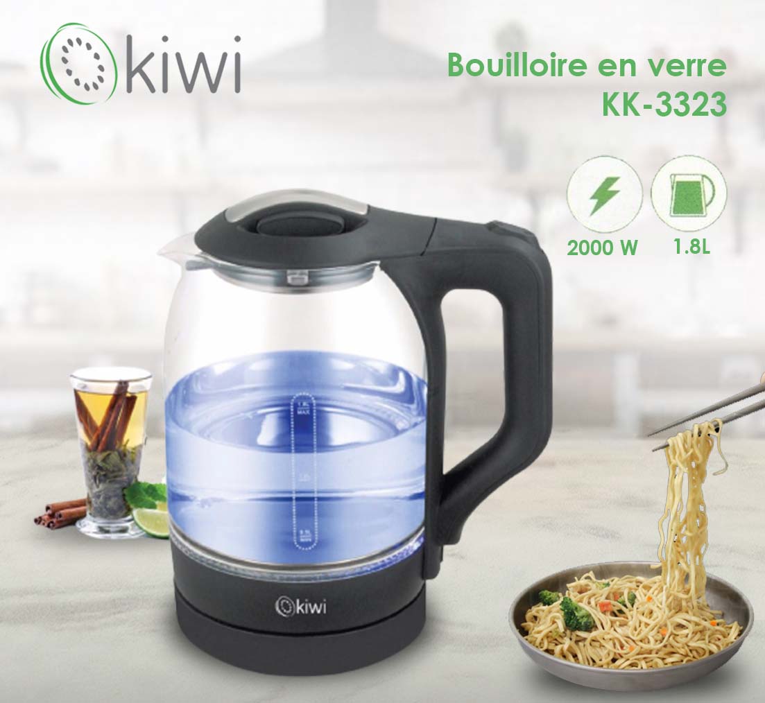 prix BOUILLOIRE KIWI KK-3323 Tunisie