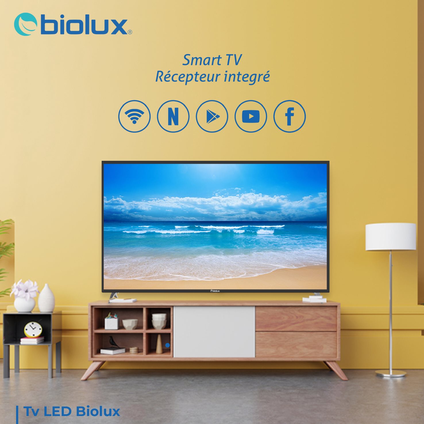 TV SMART LED BIOLUX 75" M.ECO75 RSM Tunisie