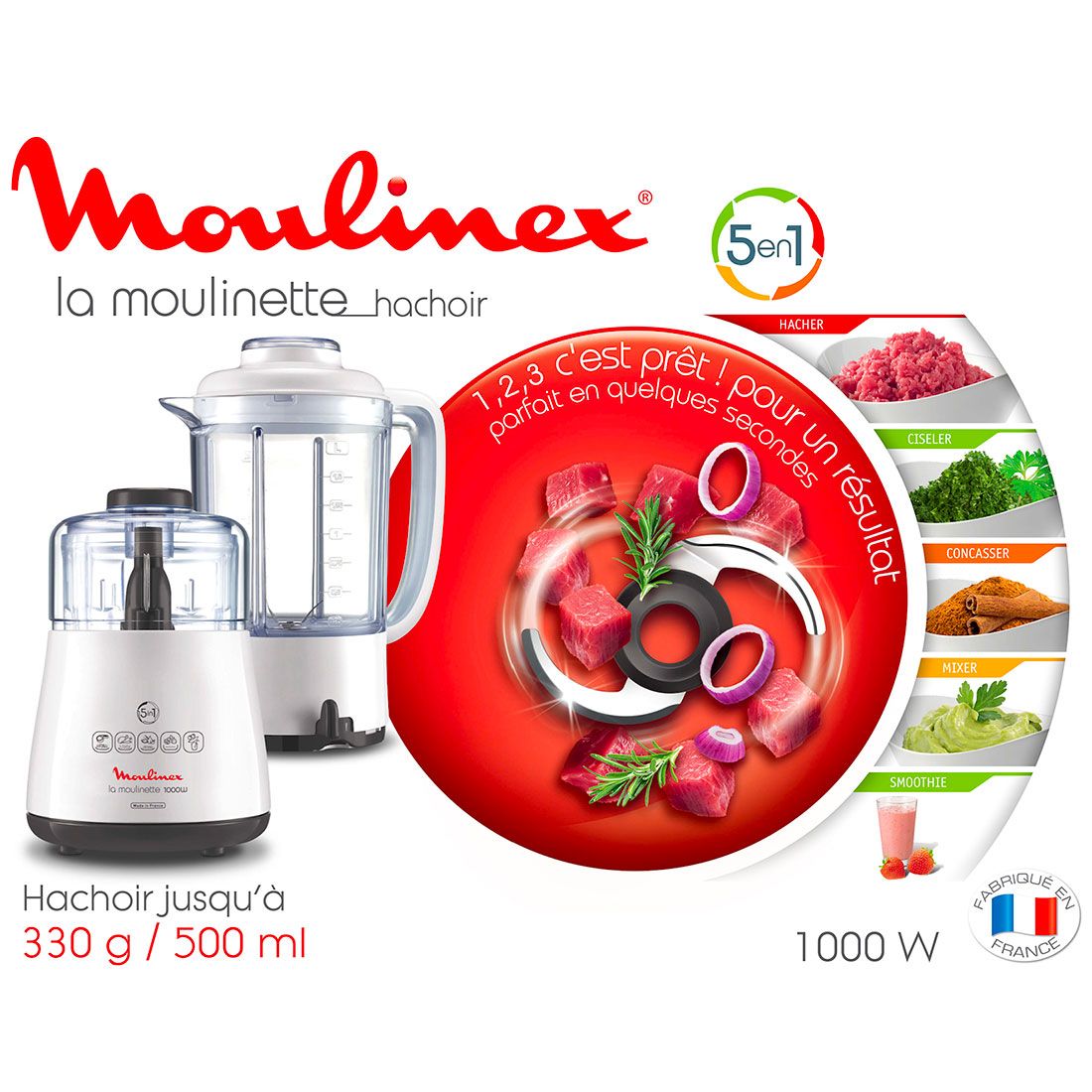 Moulinex Moulinette DPA2 - Blanc