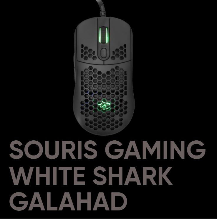 SOURIS GAMER WHITE SHARK GM-5007 GALAHAD NOIR a bas prix