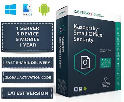 KASPERSKY SMALL OFFICE SECURITY 7.0 / 5 POSTES 1 SERVEUR