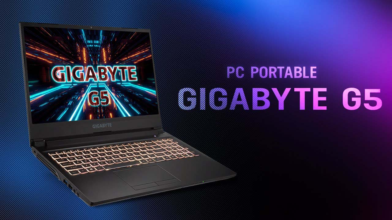 PC PORTABLE GIGABYTE  KC CLEVO G5 I5 16 GO RTX 3060 a bas prix