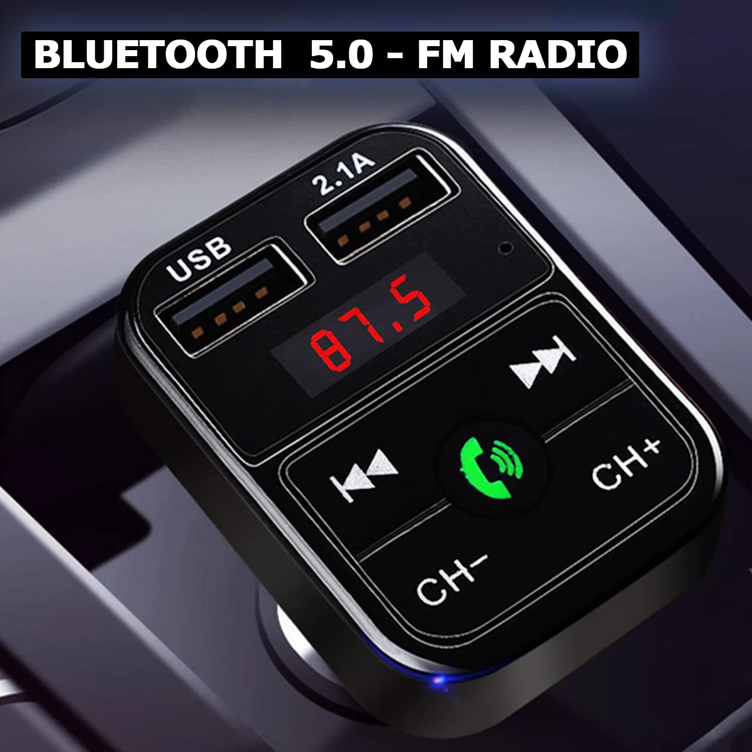 Chargeur Et Emetteur Bluetooth FM / ALLISON ALS-A186
