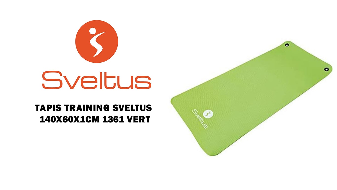 Tapis Training SVELTUS 140 x 60 x 1cm - Vert