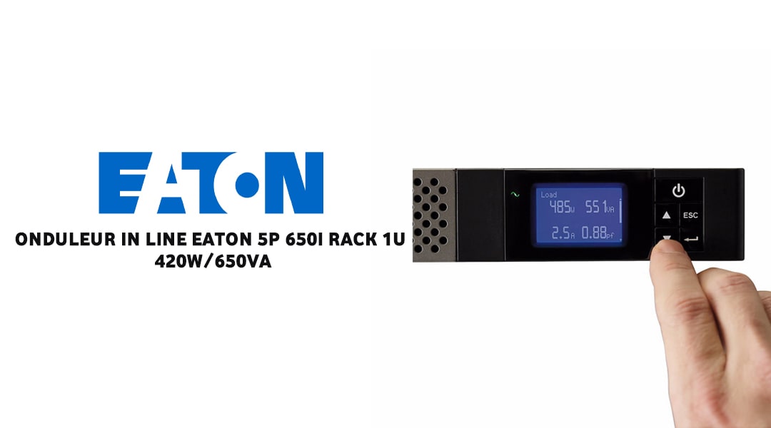 vente ONDULEUR IN LINE EATON 5P 650i RACK 1U