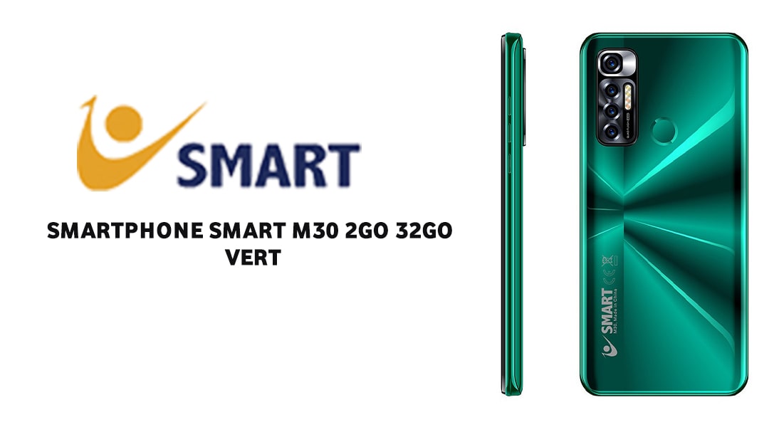 vente SMARTPHONE SMART M50 4GO/128GO VERT