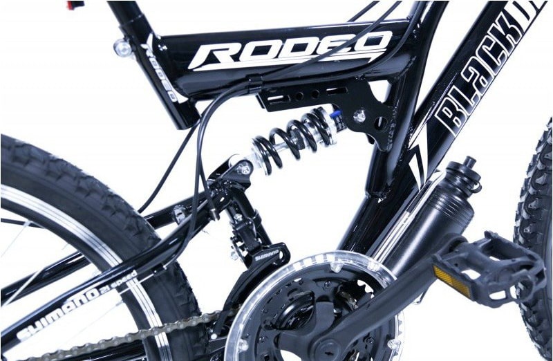 BICYCLETTE VTT RODEO 6027-5AL AVEC CADRE ALUMINIUM 27.5" - NOIR
