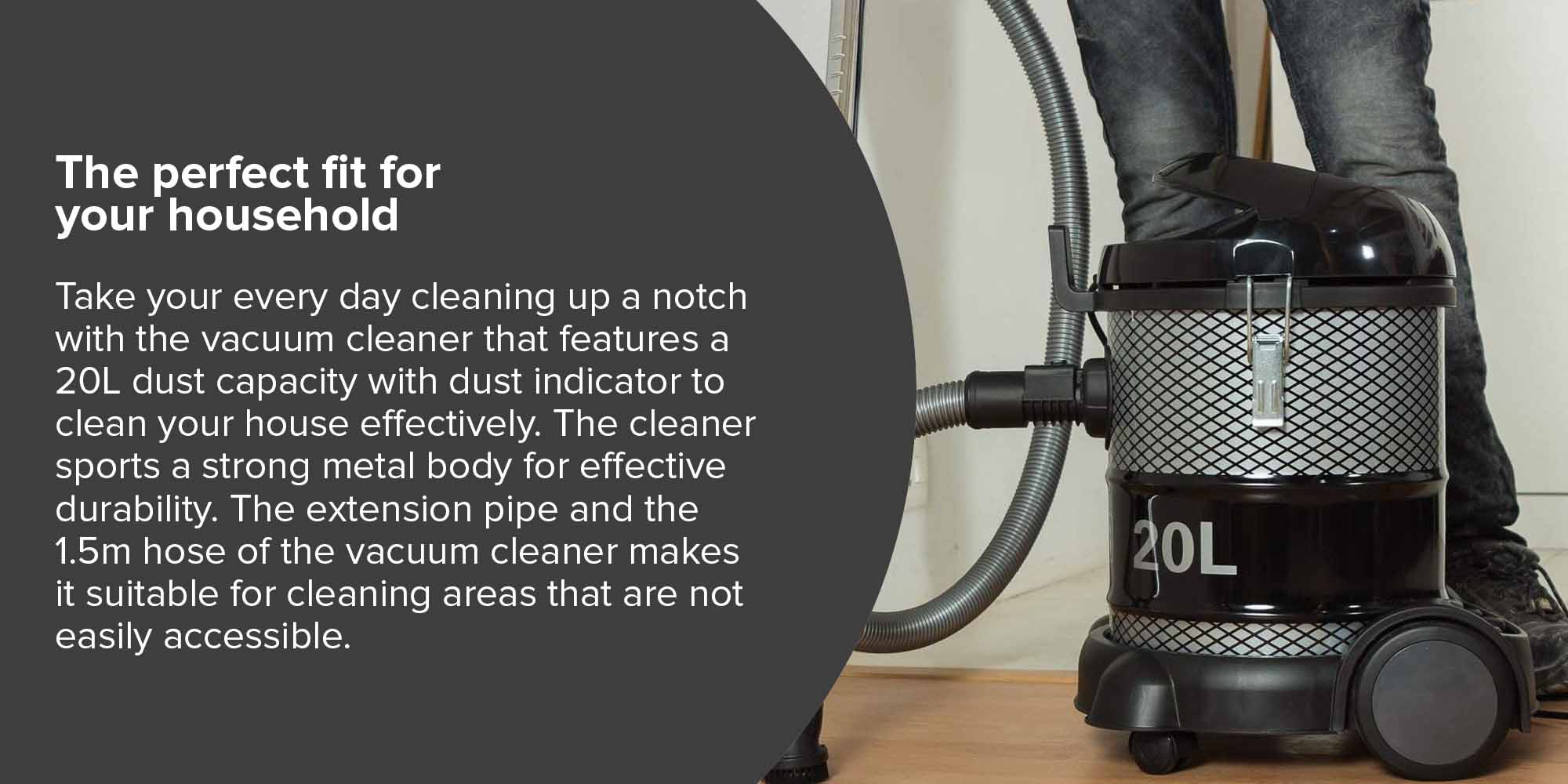 vente ASPIRATEUR BLACK & DECKER BV2000-B5 2000W NOIR