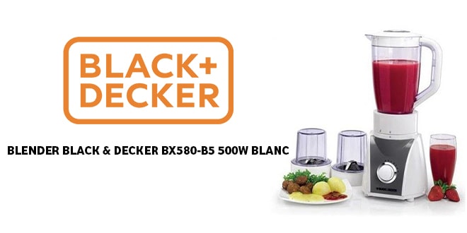 BLENDER BLACK & DECKER BX580-B5 500W BLANC