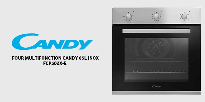 FOUR MULTIFONCTION CANDY 65L FCP502X/E INOX