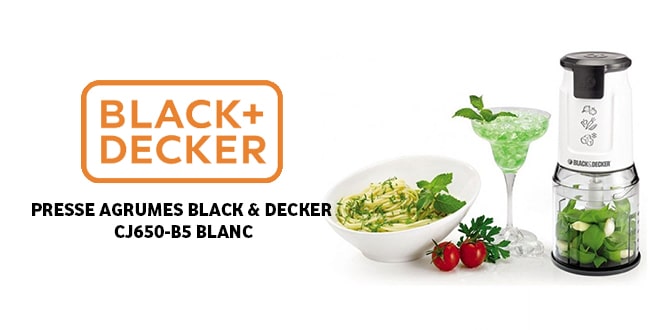 MINI HACHOIR BLACK & DECKER FC300 500W BLANC