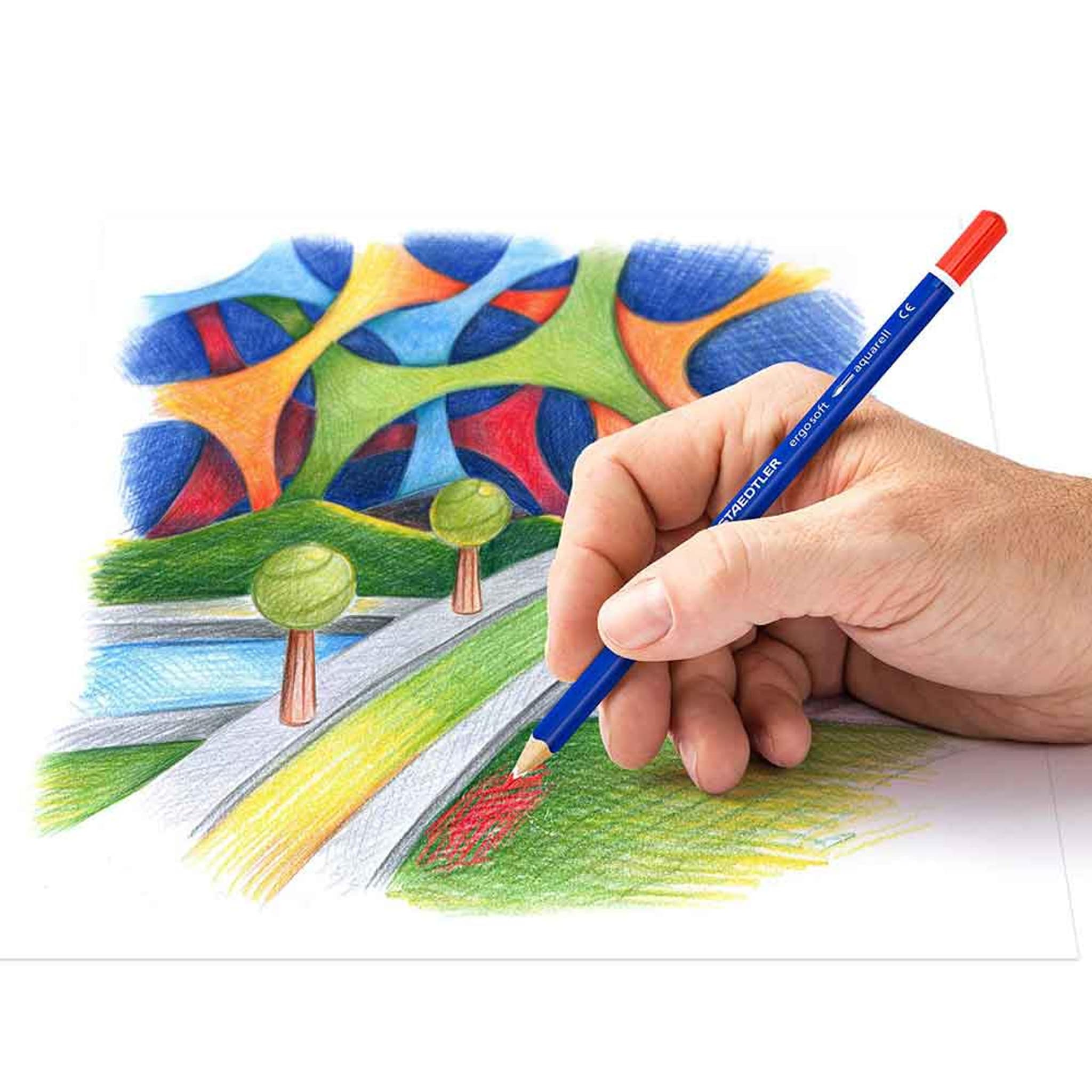 PACK DE 12 CRAYONS STAEDTLER ERGOSOFT AQUARELL 156 SB12 prix Tunisie
