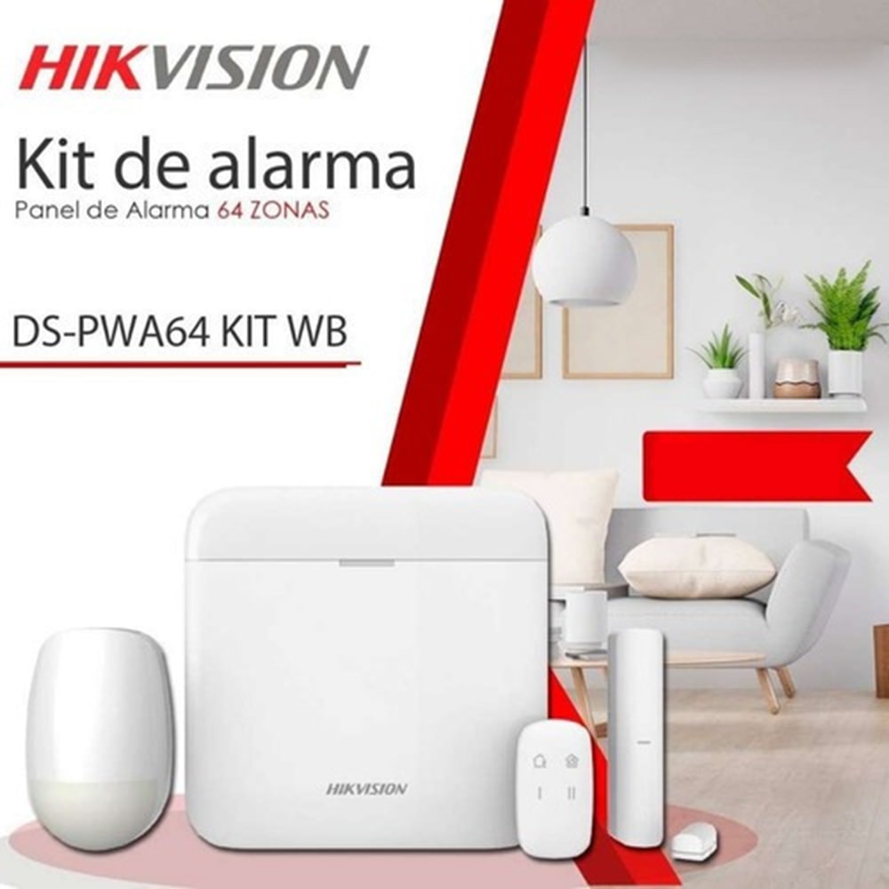 prix Kit Alarme HIKVISION AX Pro DS-PWA64-KIT-WB 64 Zones 433Mhz