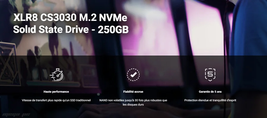 PNY CS3030 M.2 NVMe SSD 250GB 3500 MB/s