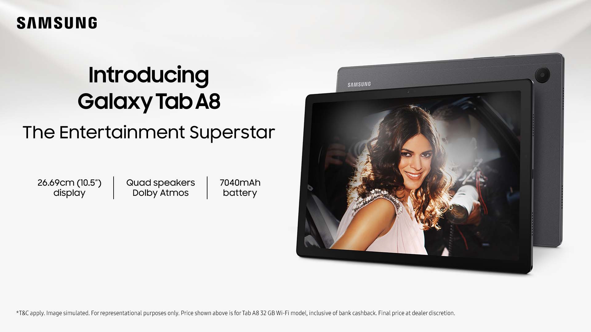 Vente Samsung Galaxy Tab A8 X200 10.5" 3GO / 32GO 4G