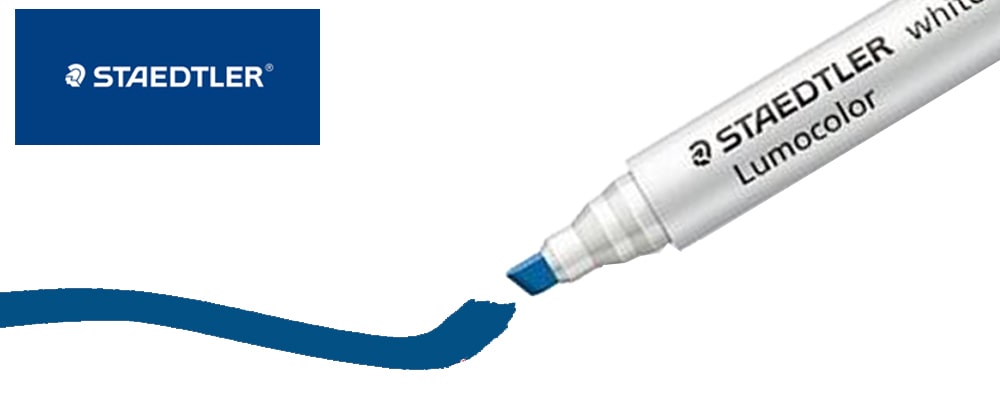 MARQUEUR NON PERMANENT POUR TABLEAU BLANC STAEDTLER LUMOCOLOR 351 B BLEU