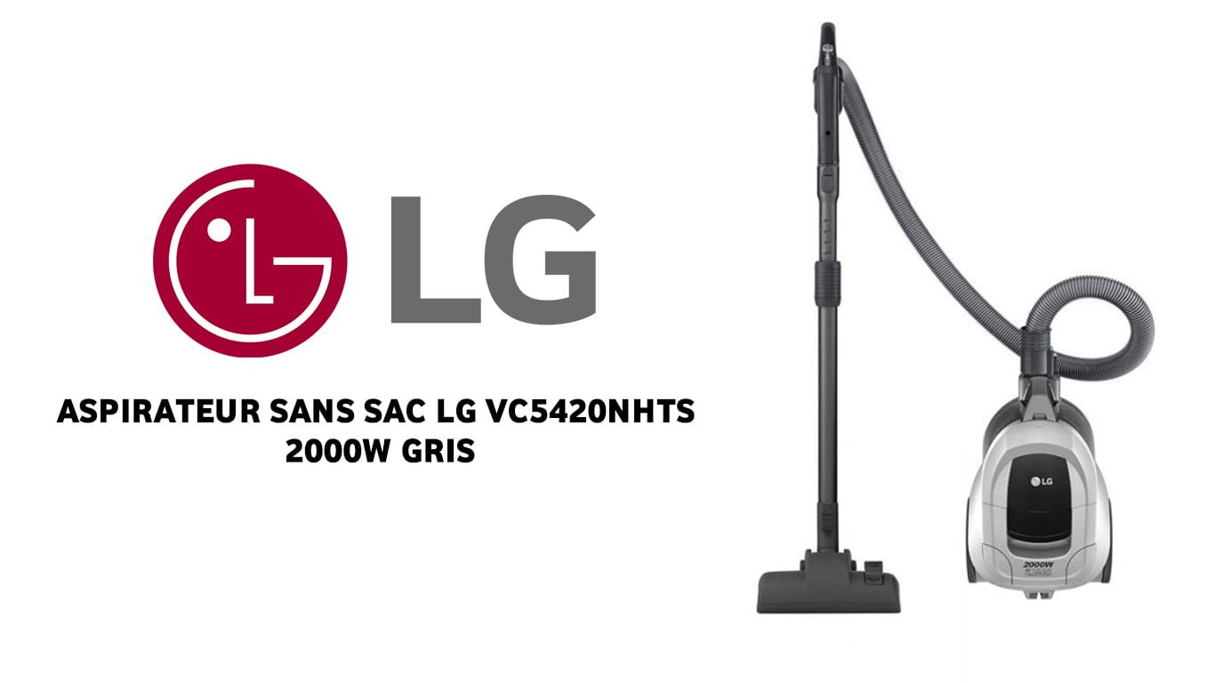 Vente ASPIRATEUR SANS SAC LG VC5420NHTS 2000W GRIS à bas prix | Electro  Tounes
