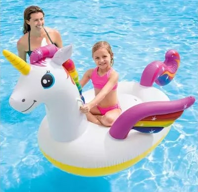 PISCINE FONTAINE GONFLABLE LICORNE INTEX