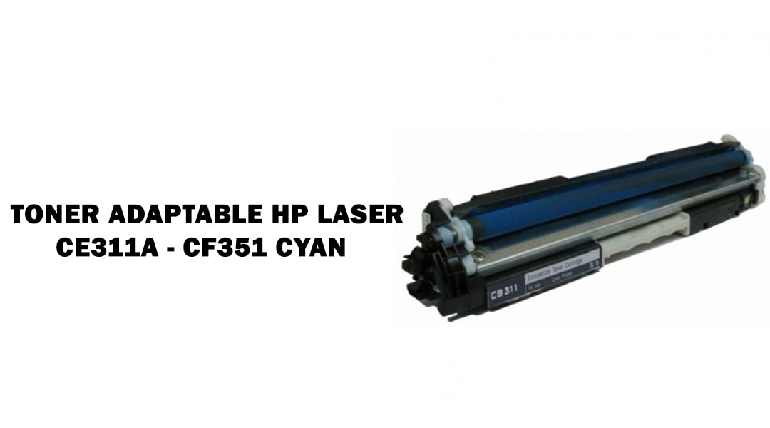 Toner Adaptable HP Laser CE311A / CF351 Cyan