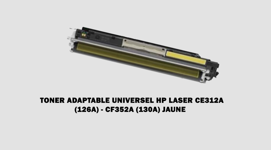 Toner adaptable Universel HP Laser CE312A (126A) - CF352A (130A) Jaune
