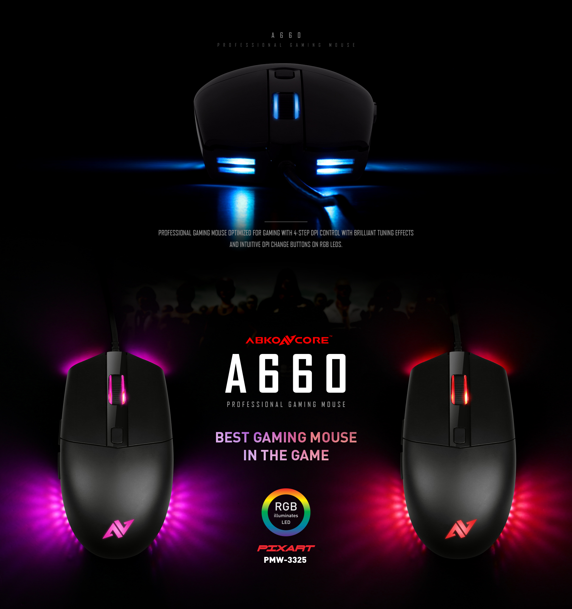 Souris Gamer A660