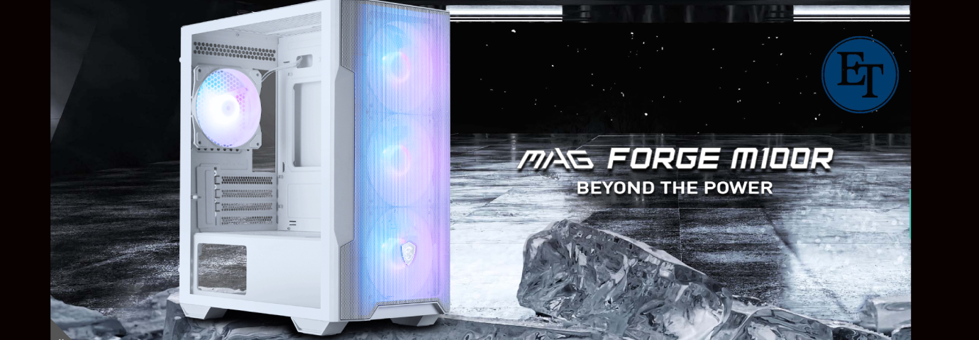 MSI MAG FORGE M100R Blanc