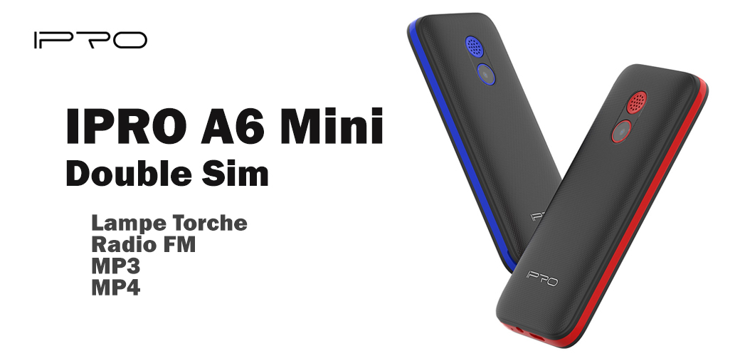 Téléphone Portable IPRO A6 Mini Double Sim
