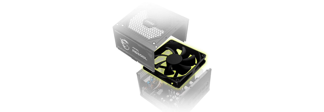 Bloc alimentation MAG A650GL refroidisement