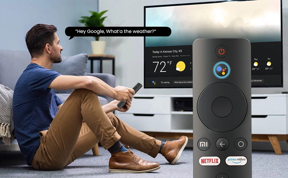 Télécommande Bluetooth et Commande vocale pour Xiaomi Mi Stick, Mi Box, MI TV