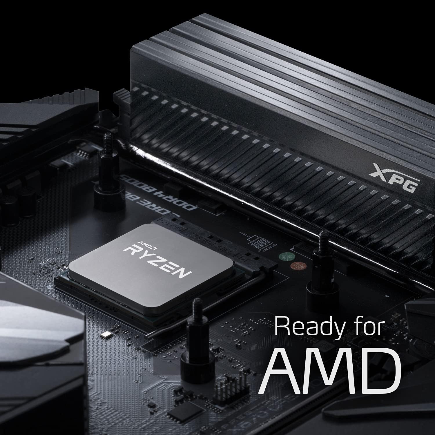 XPG GAMMIX D45 32 GB ( 2 X 16 GB ) 3200 DDR4 - Noir avec processeur AMD