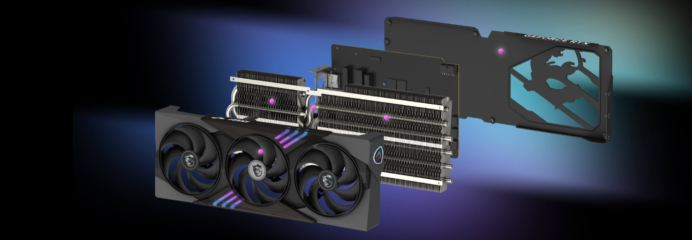 rtx 5080 TRI FROZR 4 THERMAL DESIGN
